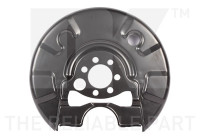 Cover plate, brake disc