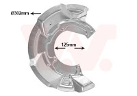Cover plate, brake disc
