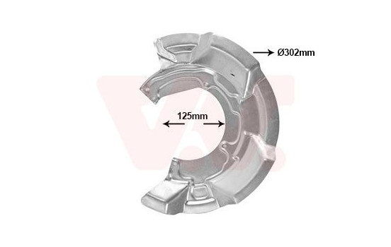 Cover plate, brake disc
