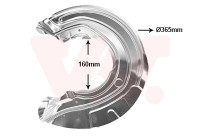Cover plate, brake disc