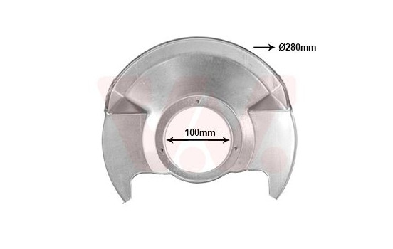 Cover plate, brake disc