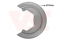 Cover plate, brake disc