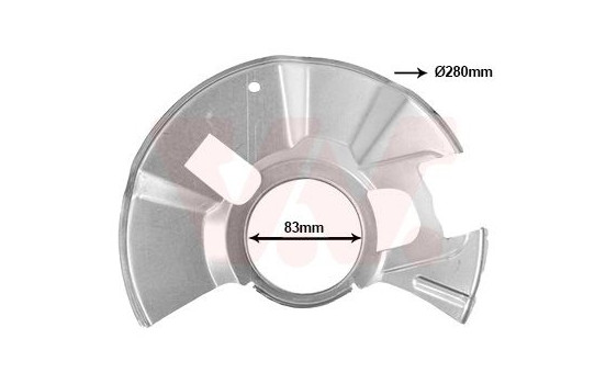 Cover plate, brake disc