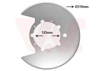 Cover plate, brake disc