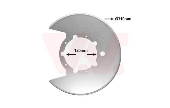Cover plate, brake disc