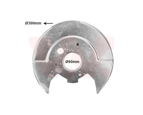 Cover plate, brake disc