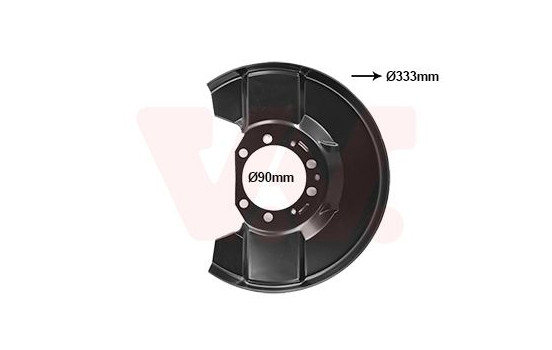Cover plate, brake disc