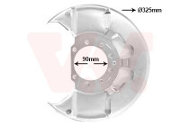Cover plate, brake disc