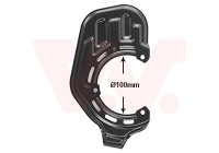 Cover plate, brake disc