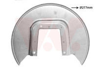 Cover plate, brake disc