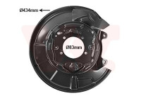 Cover plate, brake disc
