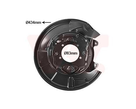Cover plate, brake disc