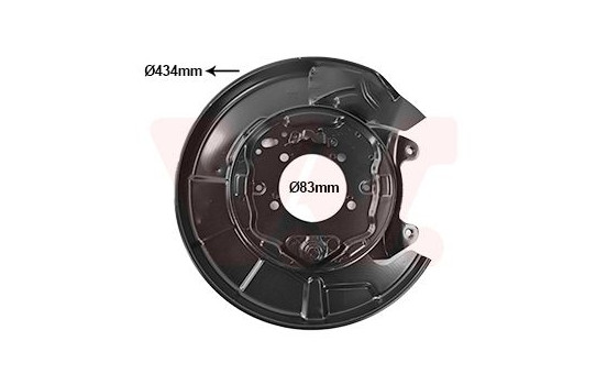 Cover plate, brake disc