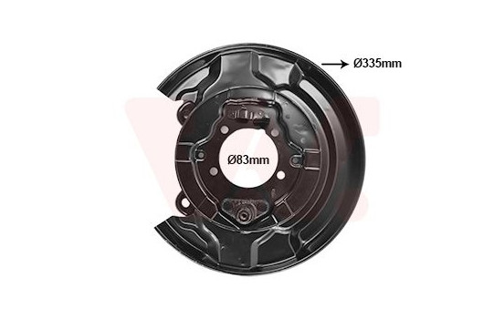 Cover plate, brake disc