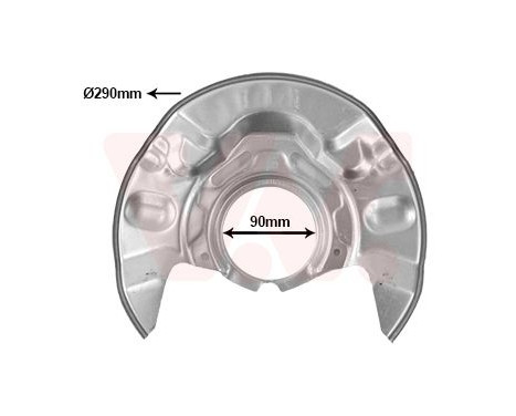 Cover plate, brake disc