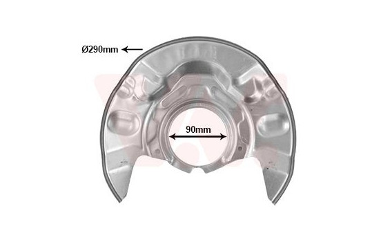 Cover plate, brake disc
