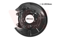 Cover plate, brake disc