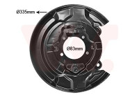 Cover plate, brake disc