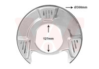 Cover plate, brake disc