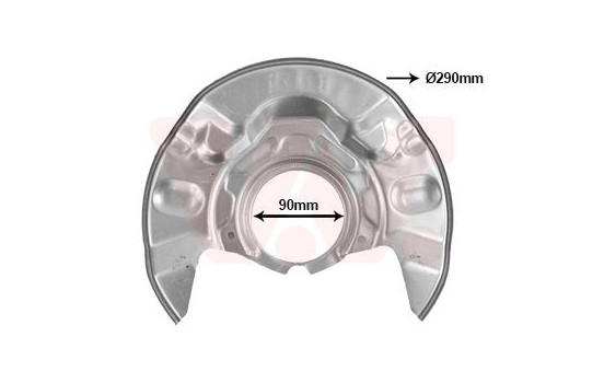 Cover plate, brake disc