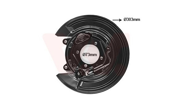 Cover plate, brake disc