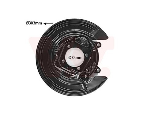 Cover plate, brake disc