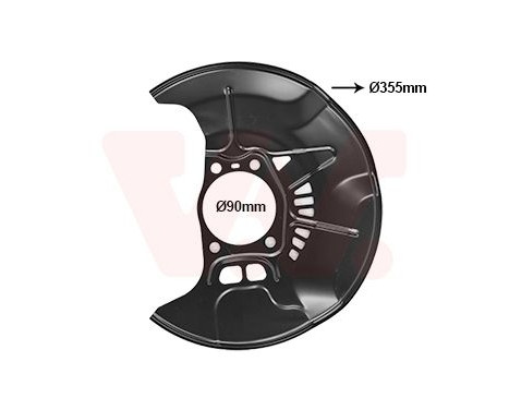 Cover plate, brake disc