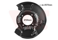 Cover plate, brake disc