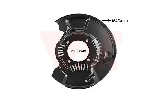 Cover plate, brake disc