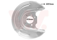 Cover plate, brake disc