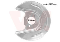 Cover plate, brake disc