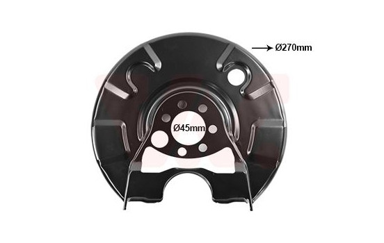 Cover plate, brake disc