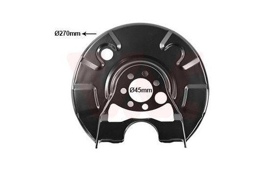 Cover plate, brake disc