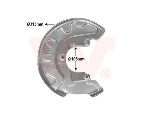 Cover plate, brake disc