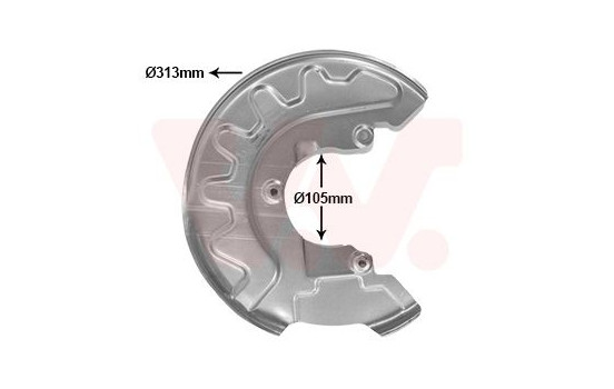 Cover plate, brake disc