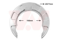 Cover plate, brake disc
