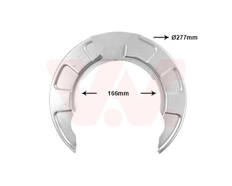Cover plate, brake disc