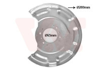 Cover plate, brake disc