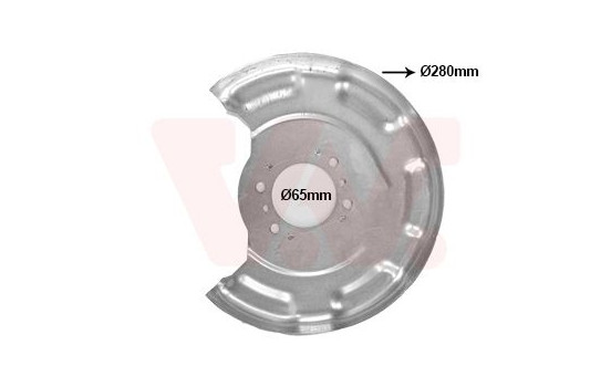 Cover plate, brake disc