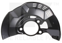 Cover plate, brake disc