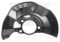 Cover plate, brake disc
