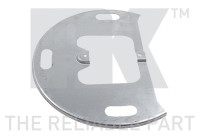 Cover plate, brake disc