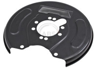 Cover plate, brake disc