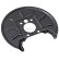 Cover plate, brake disc