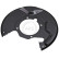 Cover plate, brake disc