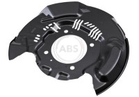 Cover plate, brake disc