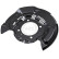 Cover plate, brake disc