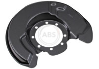 Cover plate, brake disc