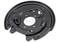 Cover plate, brake disc