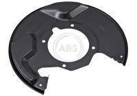 Cover plate, brake disc